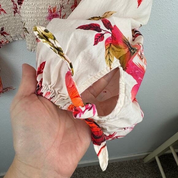 Anthropologie Smocked Floral Peasant Top - Picture 4 of 9